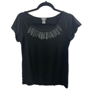 Ann Taylor size Medium shirt with beading